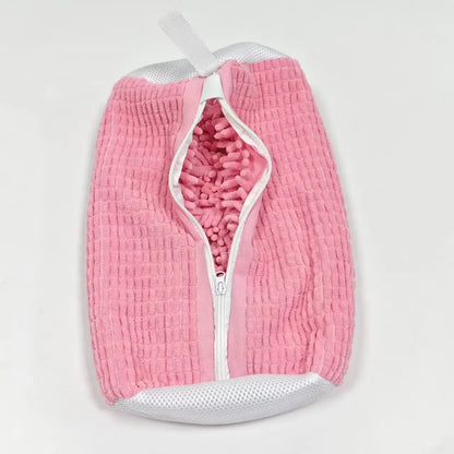 2/3PCS Shoe Washing Machine Bag with Liquid Shoe Brush Set Durable Laundry Shoe Bag and Soft Bristle Clean Brush for All Shoes